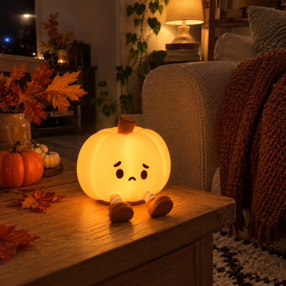 Sad Pumpkin - glow light