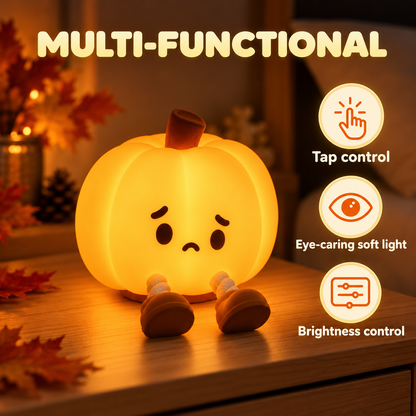 Sad Pumpkin - glow light
