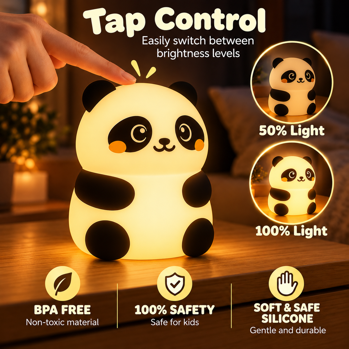 Panda - glow light