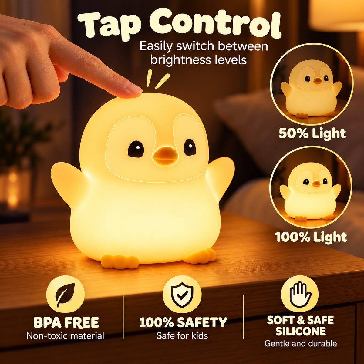 Penguin- glow light