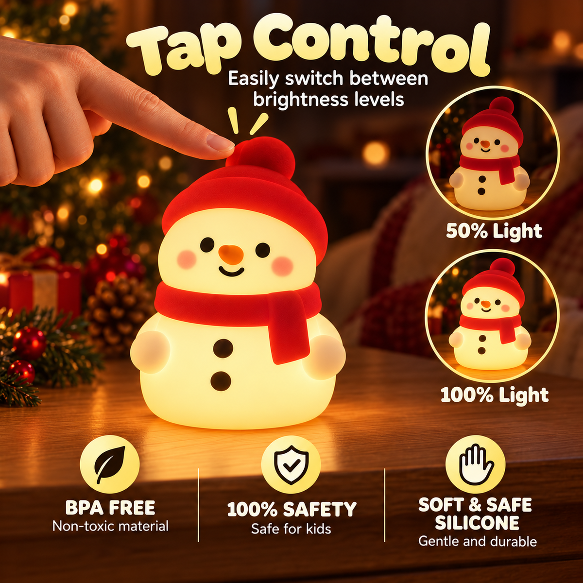 Snowman - glow light